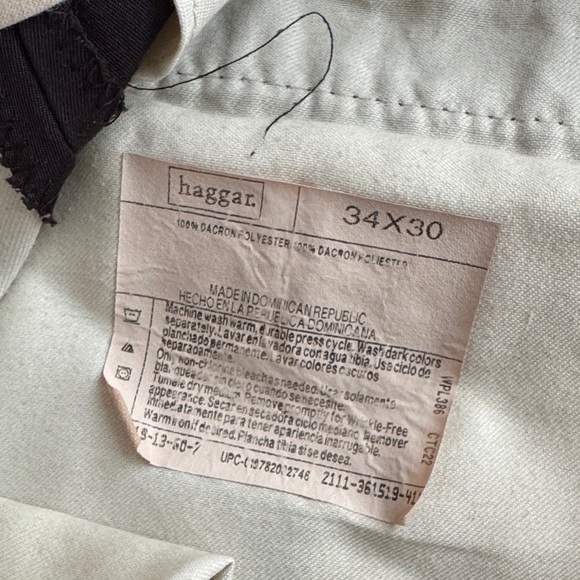 Haggar Men's Black Dress Pants - Picture 2 of 5